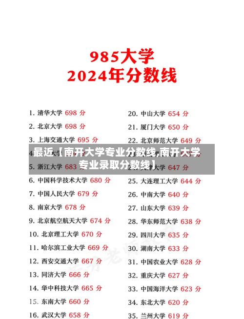 最近【南开大学专业分数线,南开大学专业录取分数线】