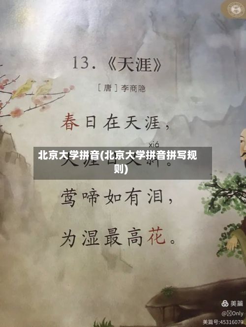 北京大学拼音(北京大学拼音拼写规则)