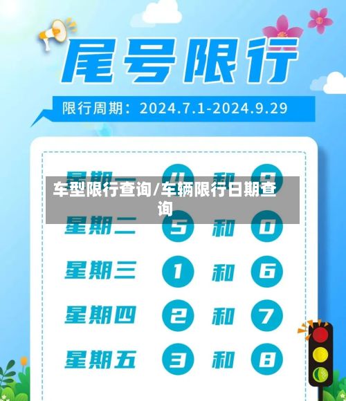 车型限行查询/车辆限行日期查询