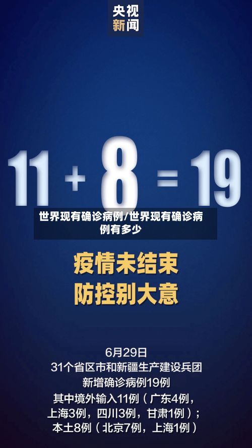世界现有确诊病例/世界现有确诊病例有多少-第3张图片